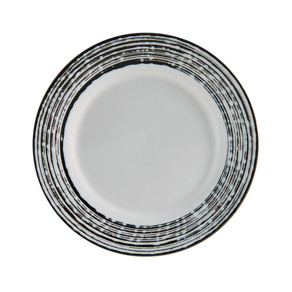 Bryson White 16 Piece Dinnerware Set, Service for 4