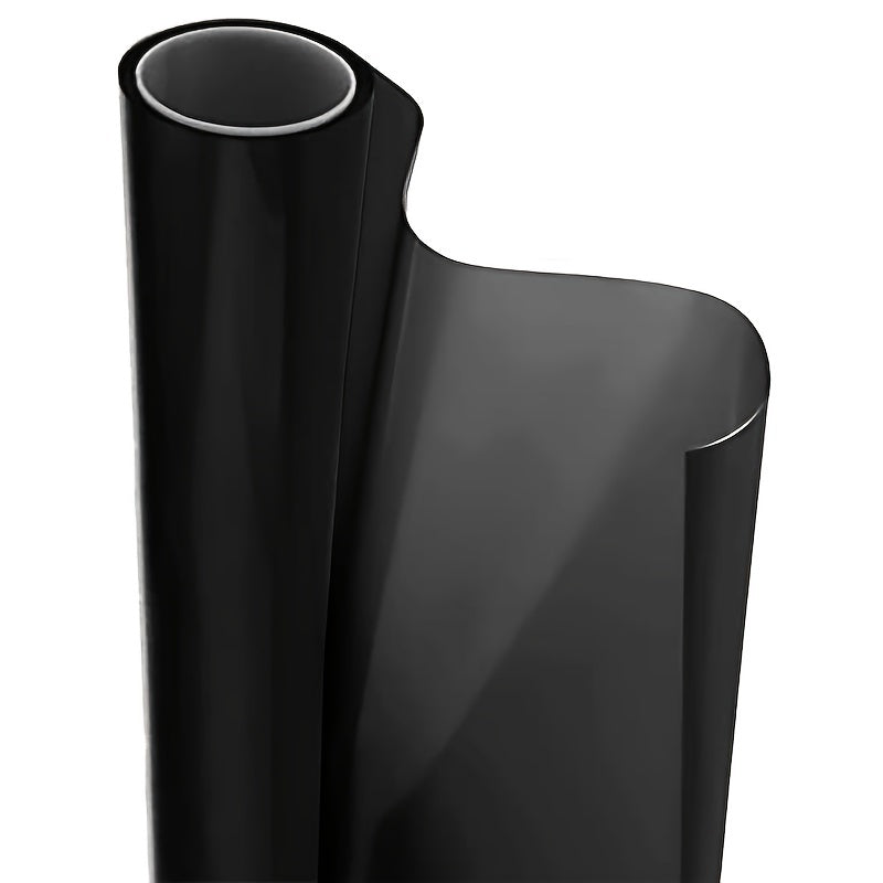 Car Window Tint Film For Car, Sun Shade Roll 15% VLT Black Universal Fit 20''x20Ft Roll Sunlight Heat UV Block And Scratch Resistant Car Accessories