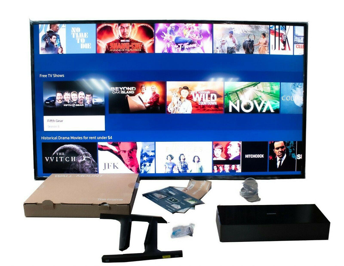 samsung the frame ls03a 55" 4k ultra hd smart qled tv - 2024 model