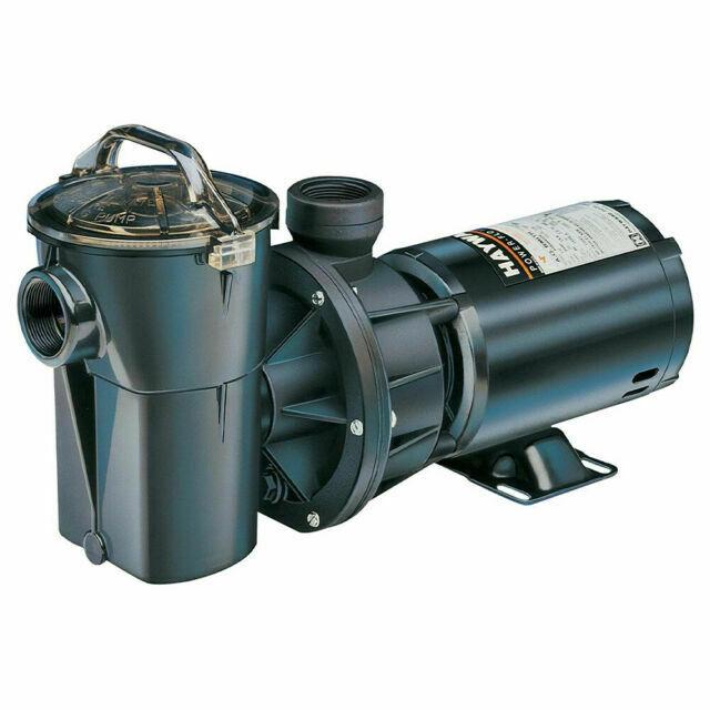 hayward w3sp1580 power flo lx above ground swimming pool pump, 1 hp with cord