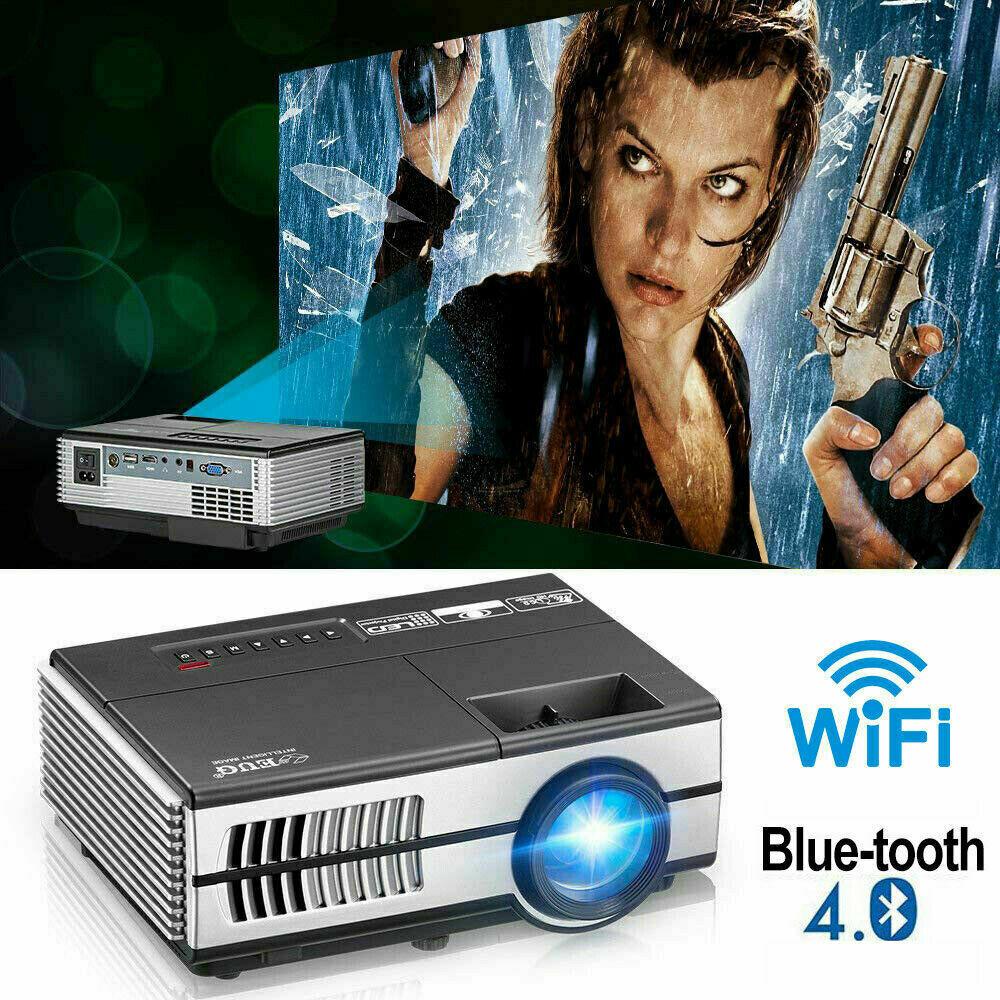 eug smart projector wifi proyector multimedia movie game netflix youtube hdmi tv