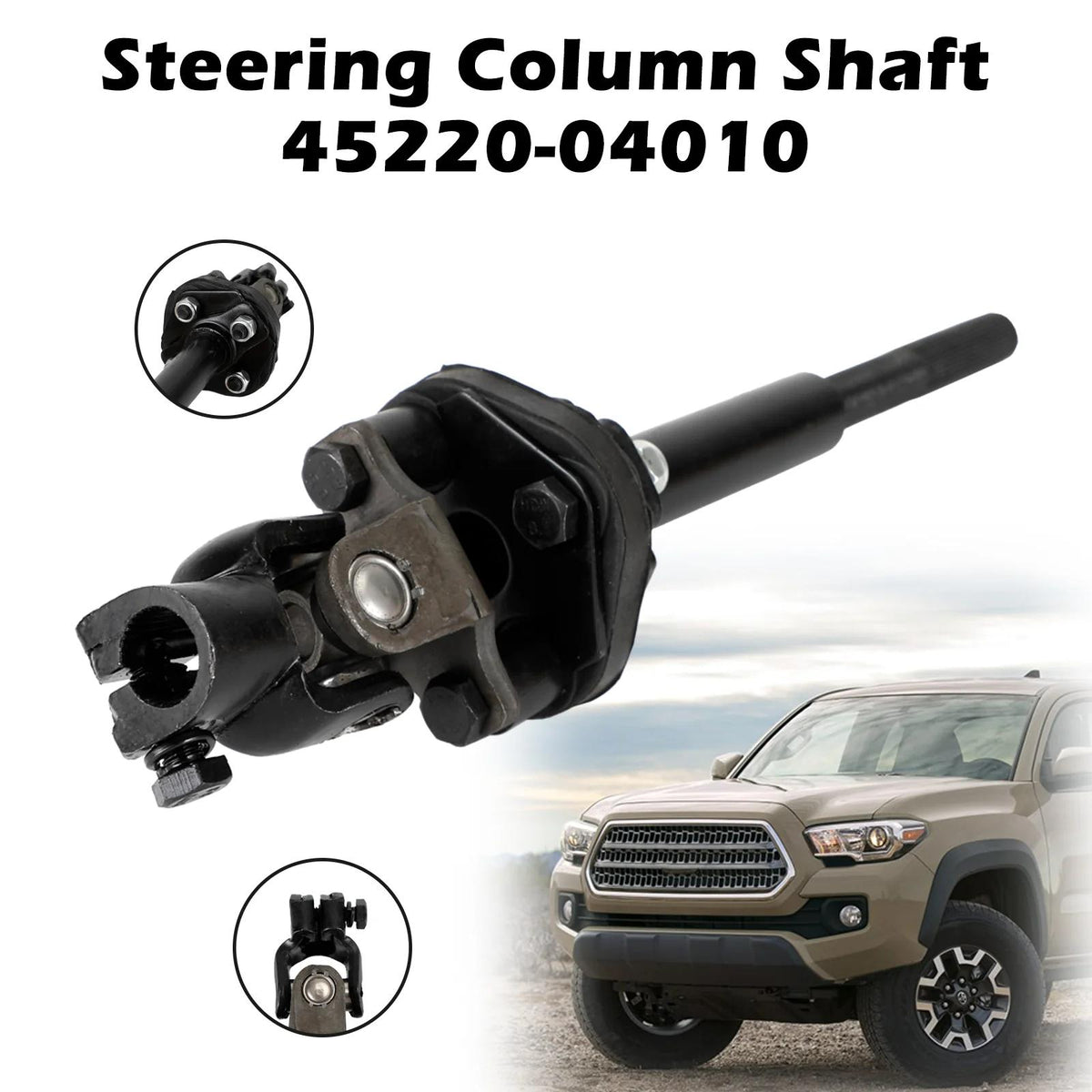 2005-2015 Toyota Tacoma 45220-04010 Intermediate Steering Column Shaft Generic
