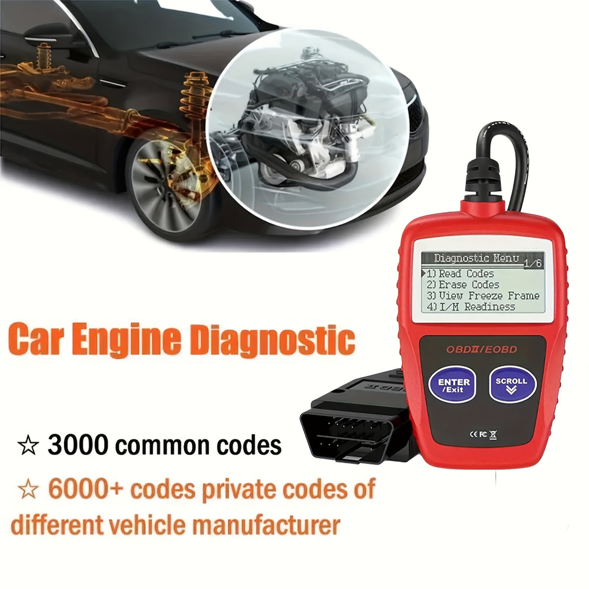 Car's Diagnostic Tool:The Upgraded Version Of MS309 OBD2 OBDII EOBD Fault Code Reader Scanner Tool