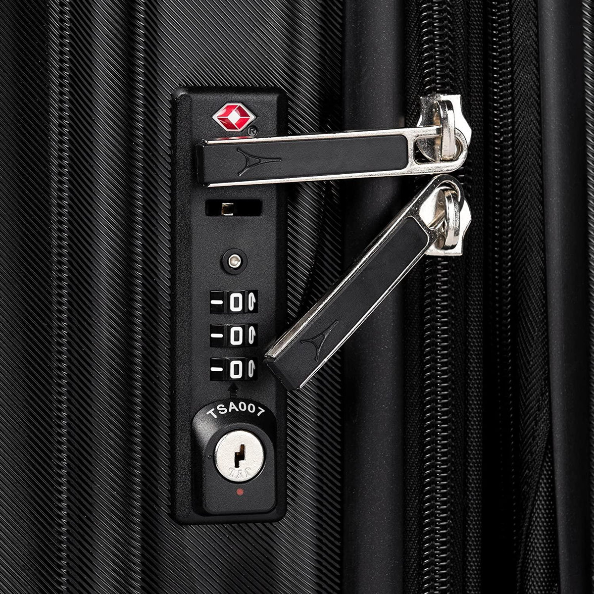 Maxlite Air Hardside Expandable Luggage, 8 Spinner Wheels, Lightweight Hard Shell Polycarbonate, Black, Checked-Large 29-Inch