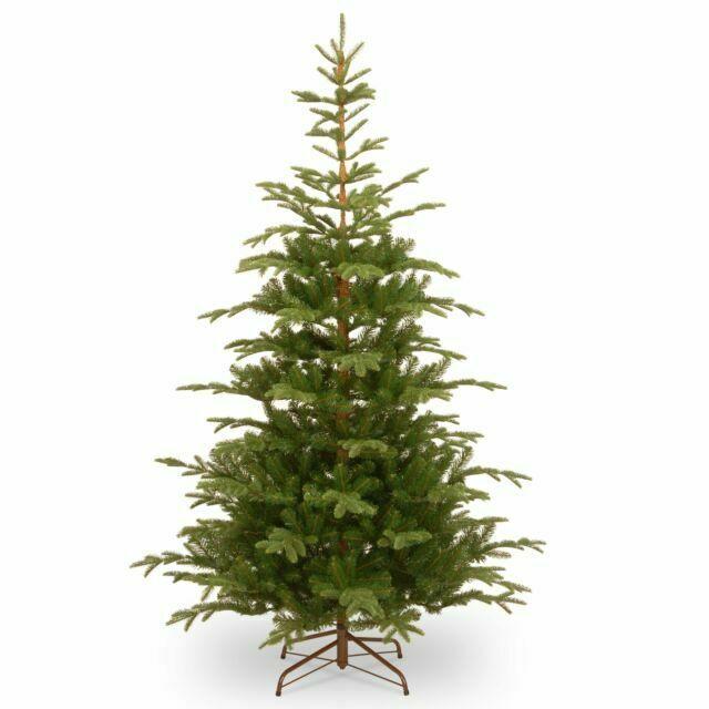 Artificial Christmas Norwegian Spruce Tree Feel Real  Green Modern Color