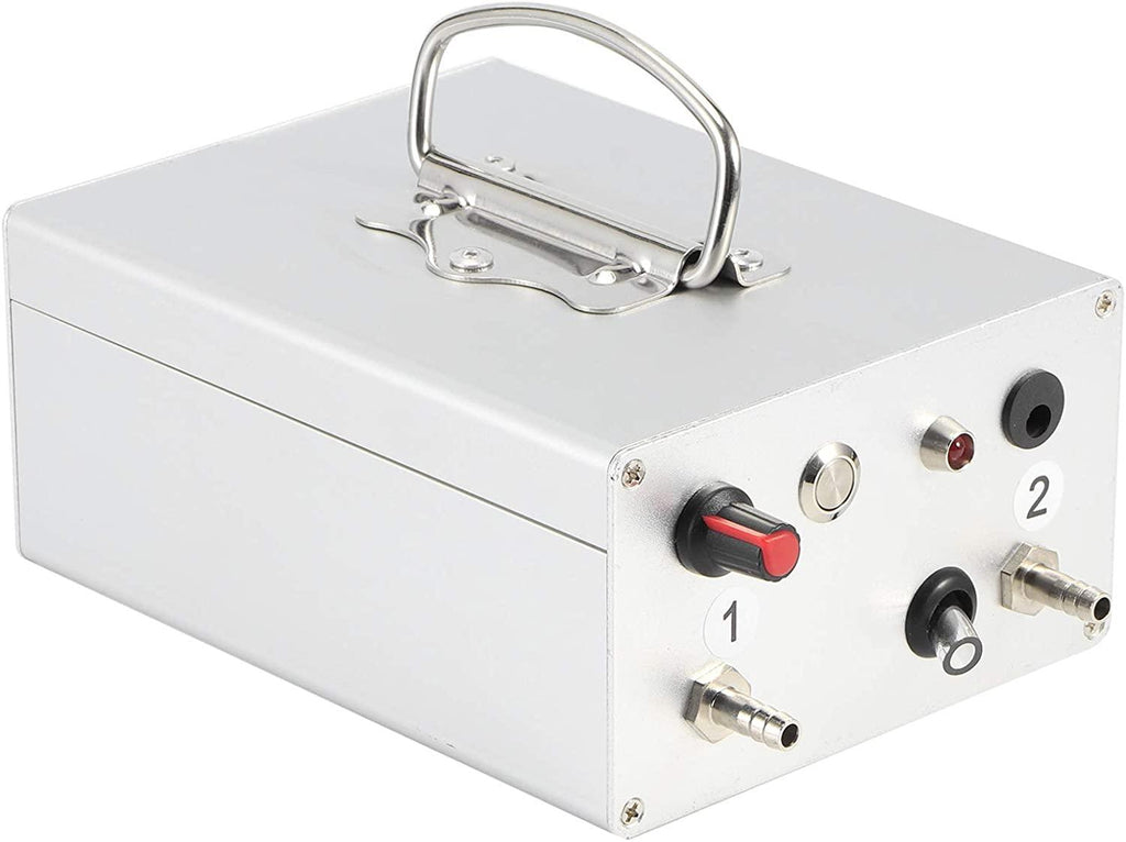 milking vacuum pump, pneumatic pulsator 12v electric milking machine cow milking machine automatic portable livestock milking equipment, for donkey sheep cow horse goat(us)