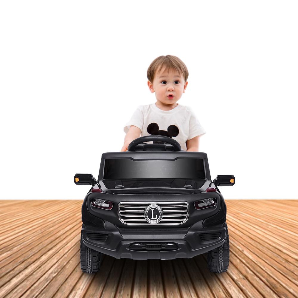 Zimtown Electric Car with 35W*1 6V7AH*1 Battery Children Car Pre-Programmed Music and Ride on Car Remote control Black