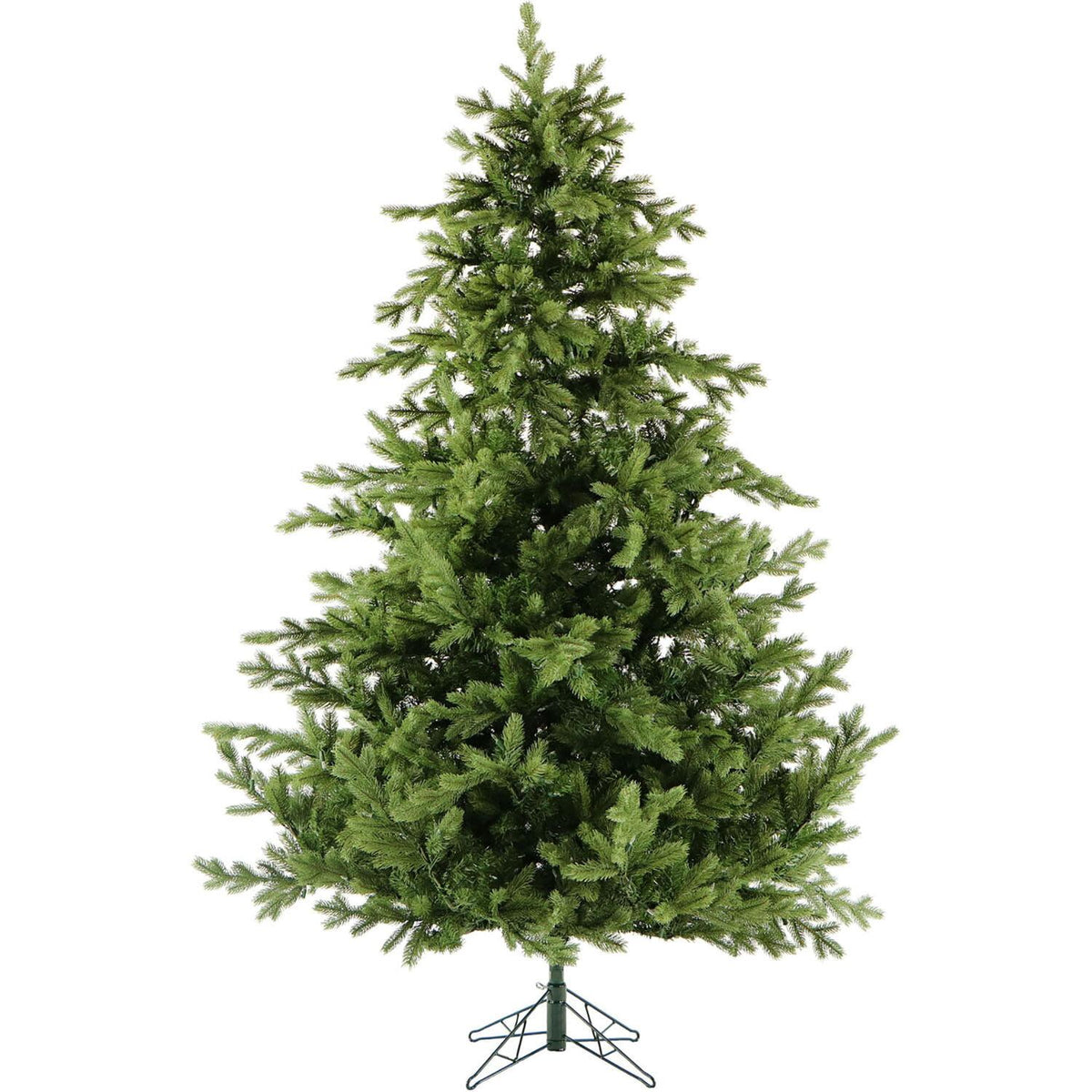 Christmastime Green Hinged Virginia Fir Christmas Tree, 6.5'