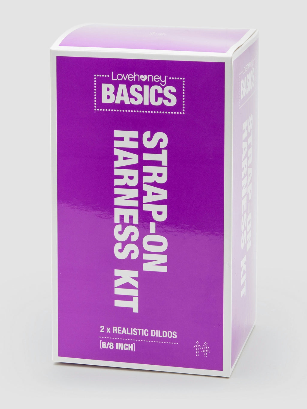 BASICS Strap-On Harness Kit with 2 Dildos, Black