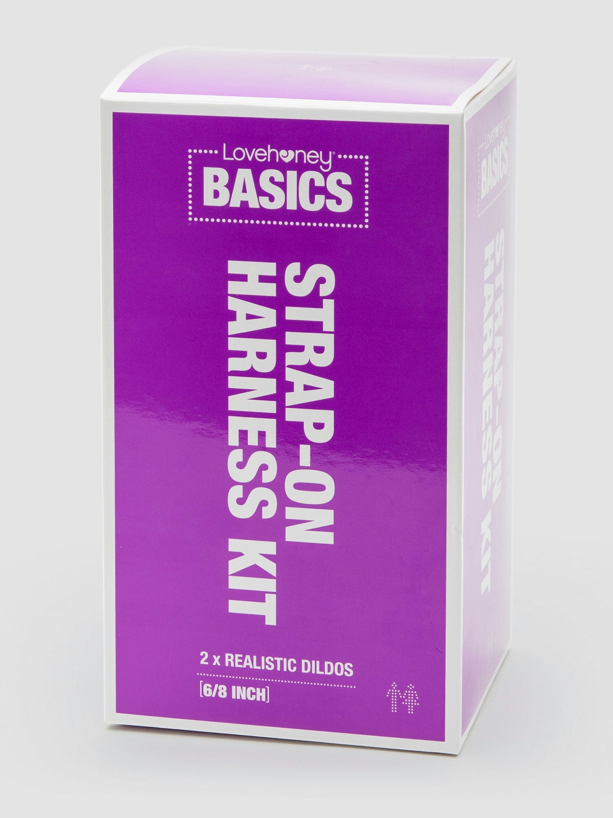 BASICS Strap-On Harness Kit with 2 Dildos, Black