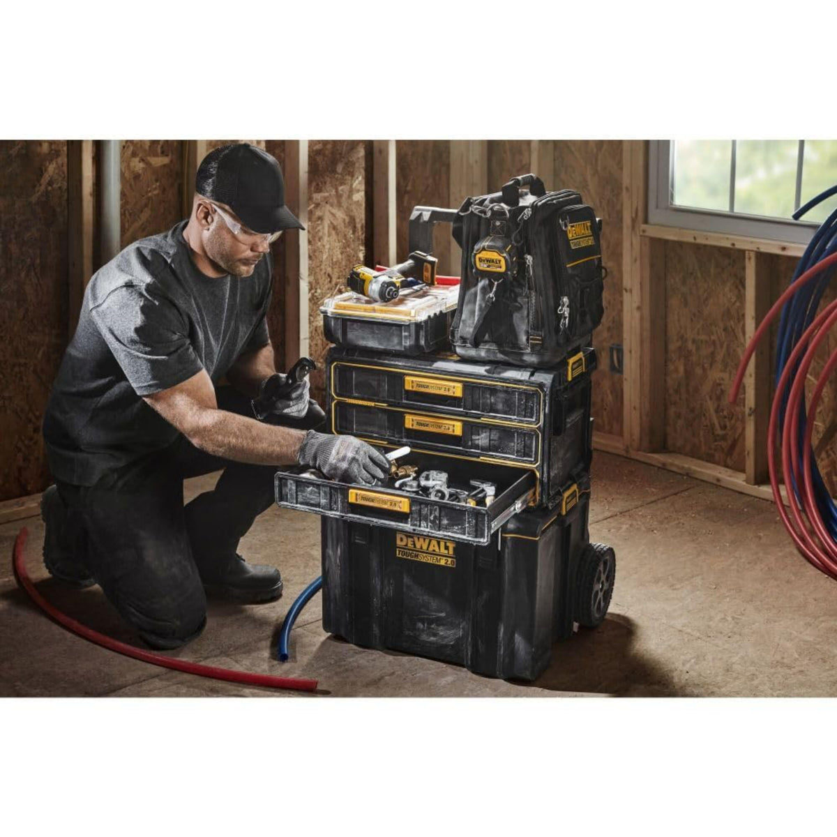 TOUGHSYSTEM 2.0 Tool Organizer and Stora3 Drawer Unit (DWST08330)