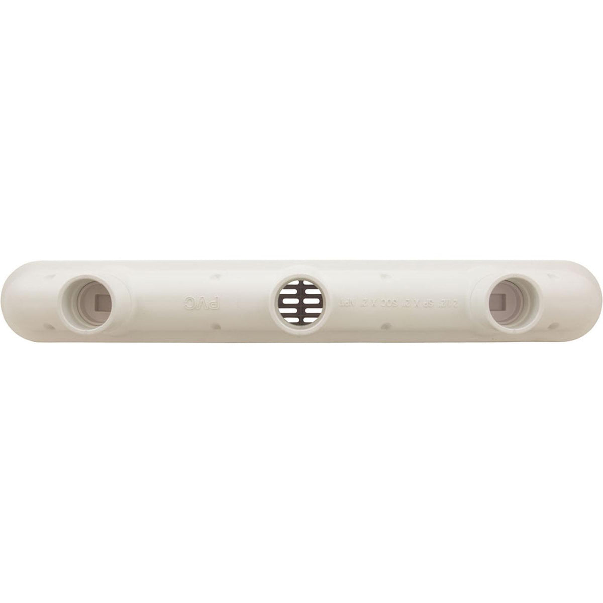 AquaStar Pool Products Channel Drain, Aquastar, 32", Flat Grate, For Concrete, White