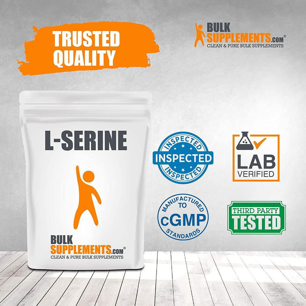 BulkSupplements.com L-Serine Powder - Brain Supplement - Memory Supplements - Amino Acid Supplement (5 Kilograms - 11 lbs)