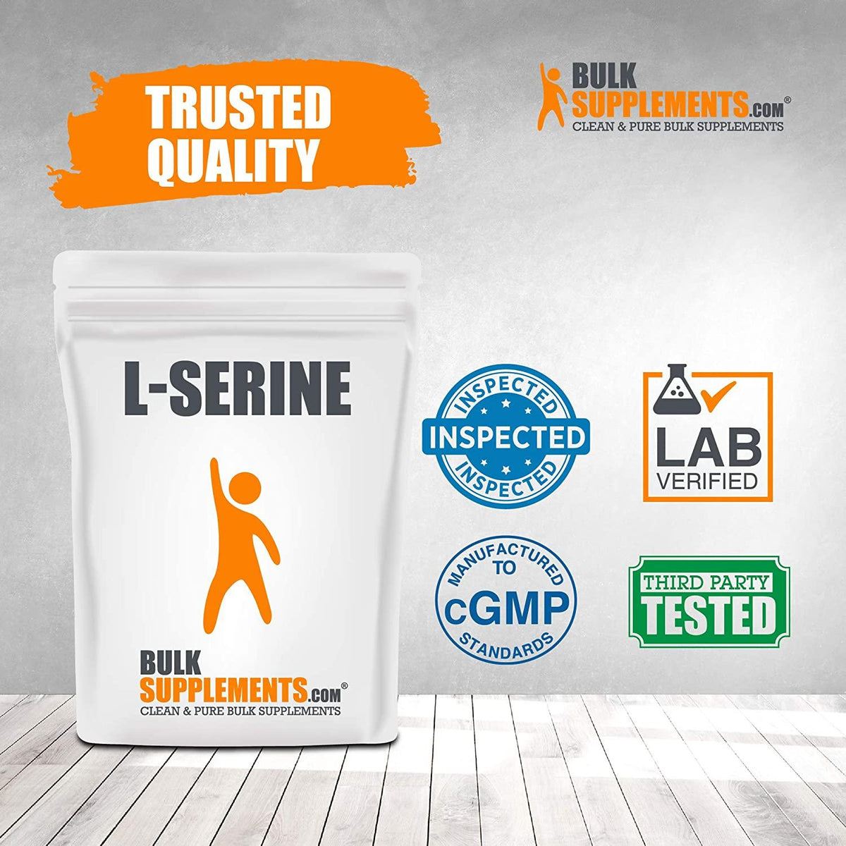 BulkSupplements.com L-Serine Powder - Brain Supplement - Memory Supplements - Amino Acid Supplement (5 Kilograms - 11 lbs)