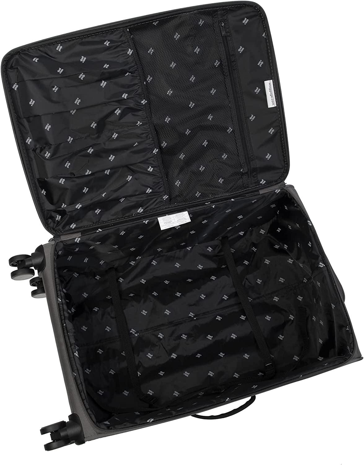 Citywide 29" Softside Checked 8 Wheel Spinner, Charcoal