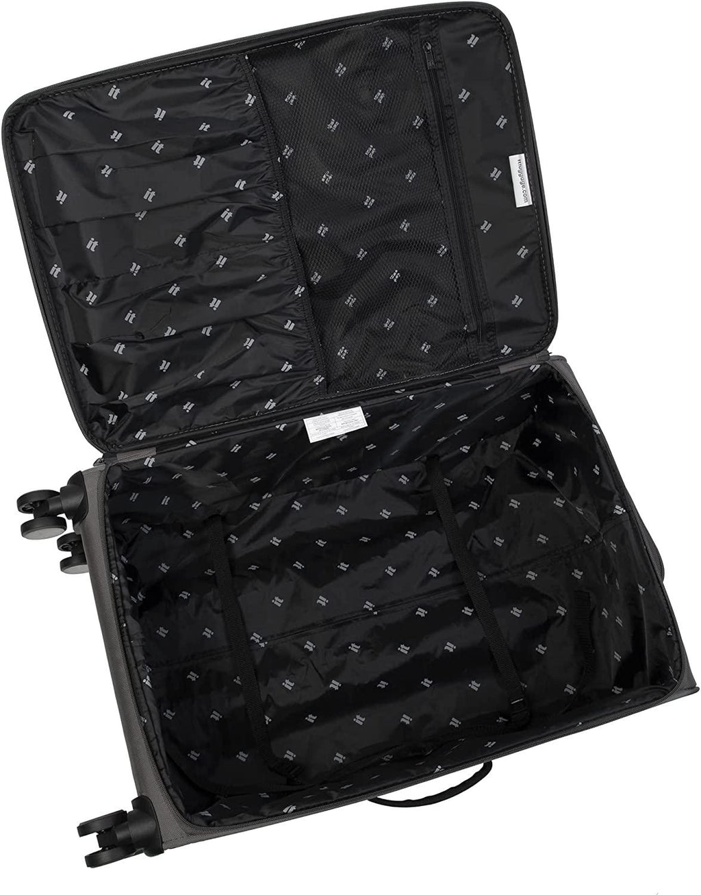 Citywide 33" Softside Checked 8 Wheel Spinner, Charcoal