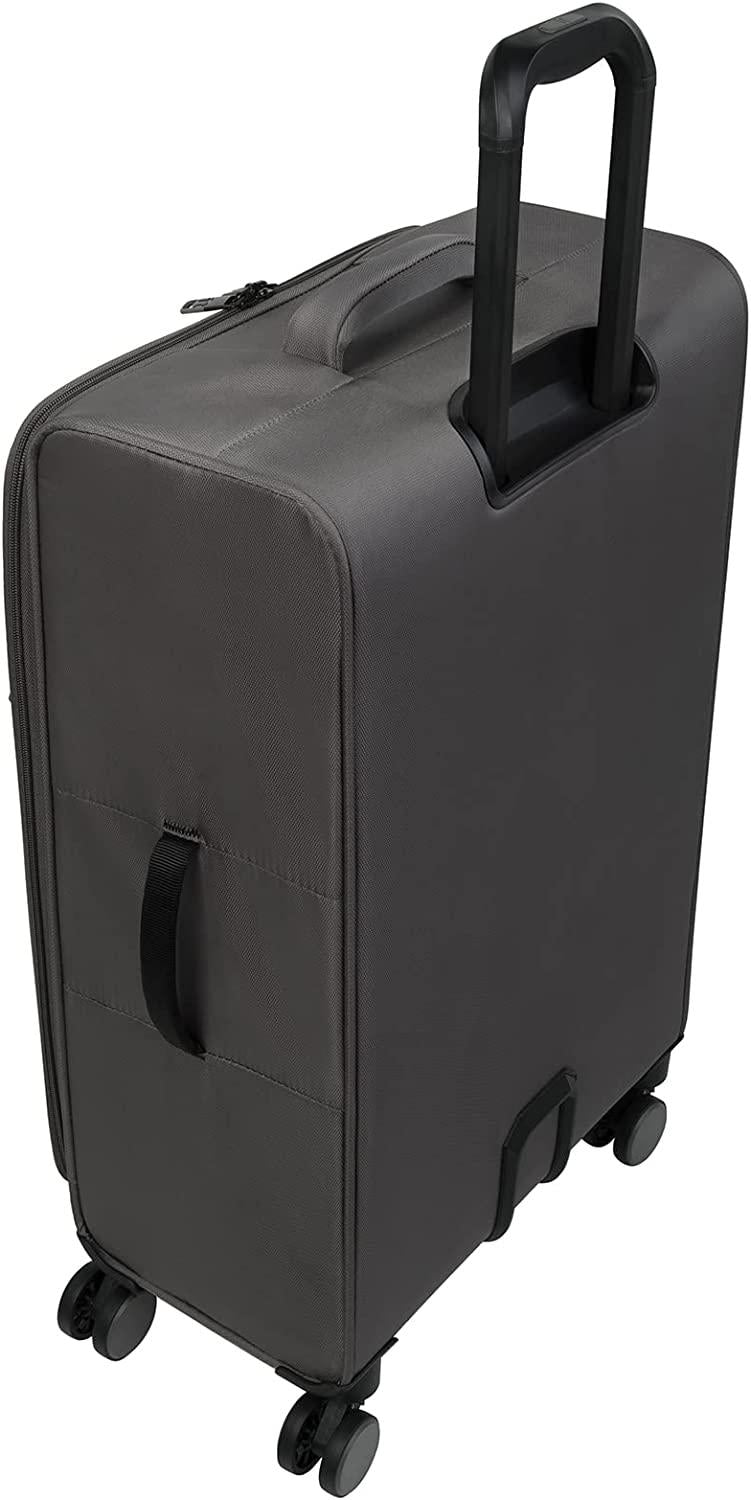 Citywide 33" Softside Checked 8 Wheel Spinner, Charcoal