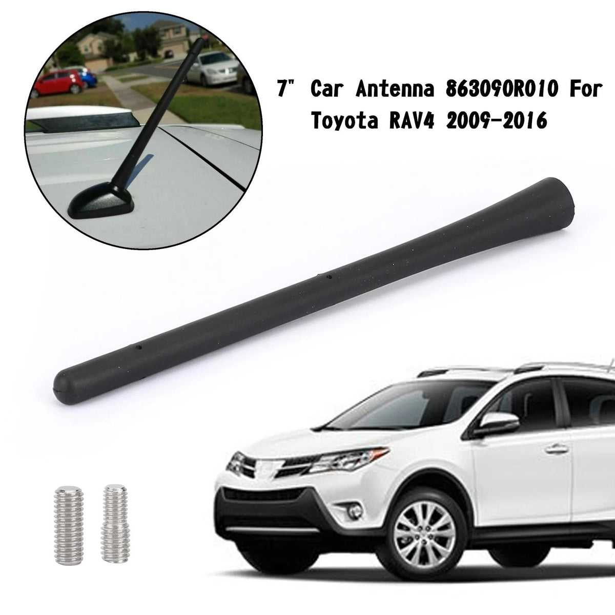 Toyota RAV4 2009-2016 7" Car Antenna 863090R010 Generic