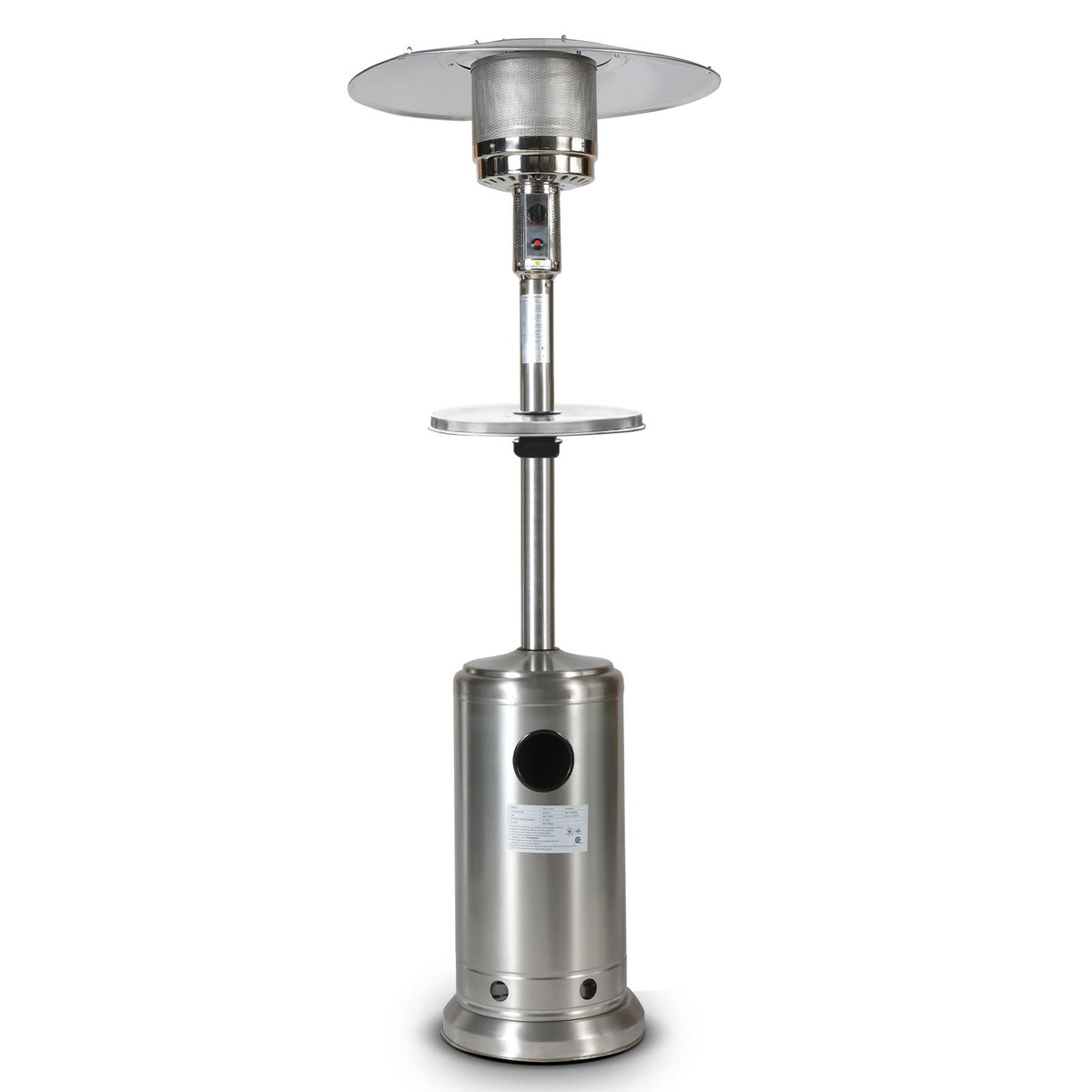 ALAREWO 46000BTU Stainless Steel Propane Patio Heater for dinner party , family gathering , garden , backyard , restaurant , coffee shop , schools XH