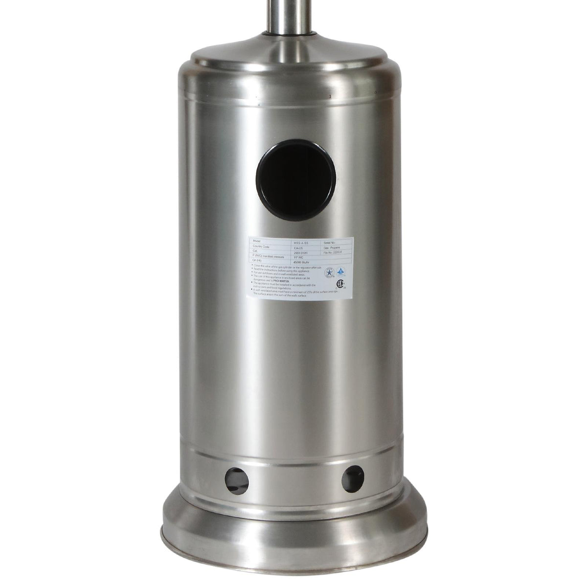 ALAREWO 46000BTU Stainless Steel Propane Patio Heater for dinner party , family gathering , garden , backyard , restaurant , coffee shop , schools XH