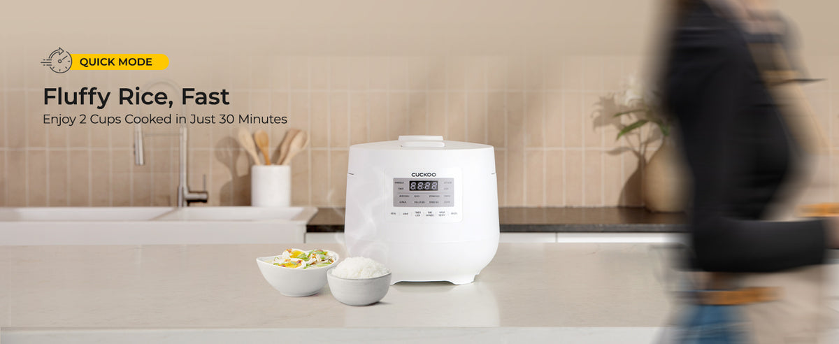 6-Cup / 1.5 Qt. (Uncooked) Micom Rice Cooker and Warmer, Steamer basket, 11 Operating Modes: White Rice, Brown Rice & More, Nonstick Inner Pot, Made in Korea, Small Rice Cooker, Multi Cooker, CR-0641F