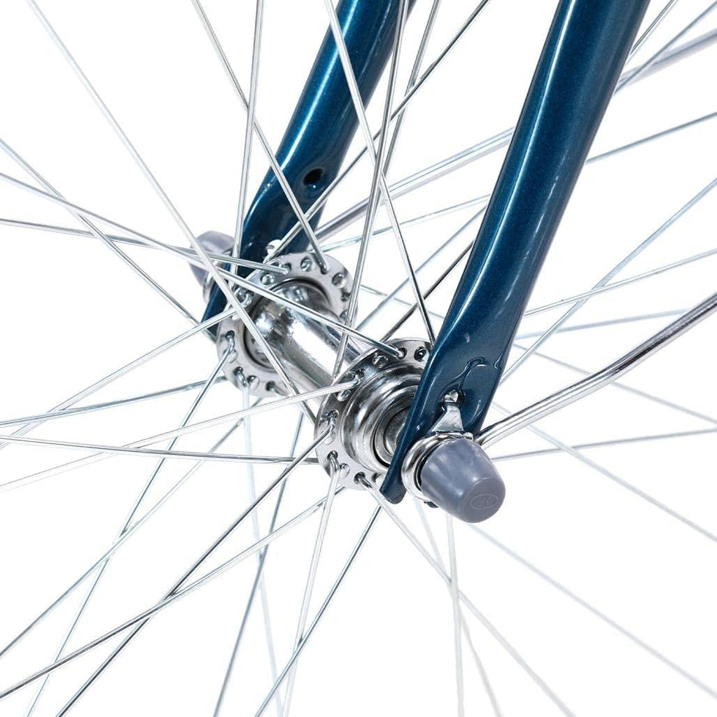 Kingtowag Womens Beach Cruiser Bike 26 inch Single Speed Bicycle for Women Comfortable Bicycle with 17'' Frame  Bike Blue(US Stock)