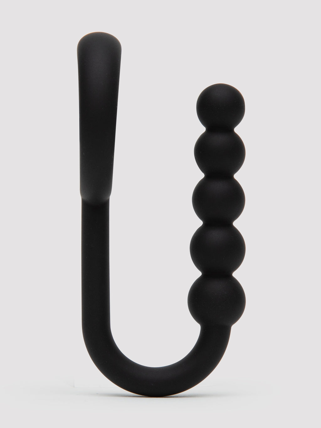 Lovehoney Classic Combo Silicone Ball Ring with Anal Beads, Black