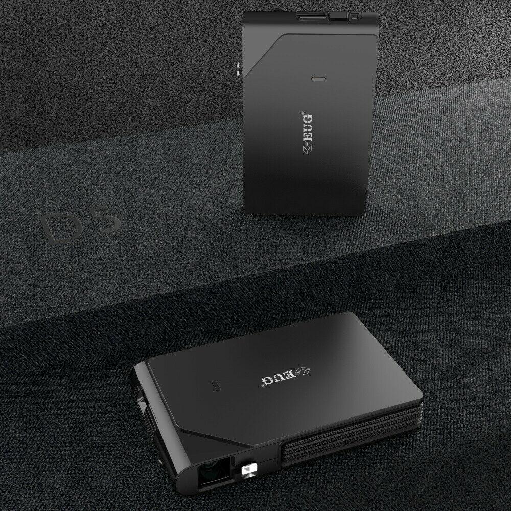 portable wifi dlp projector 3d home cinema wireless movie meeting tv hdmi 3600lm