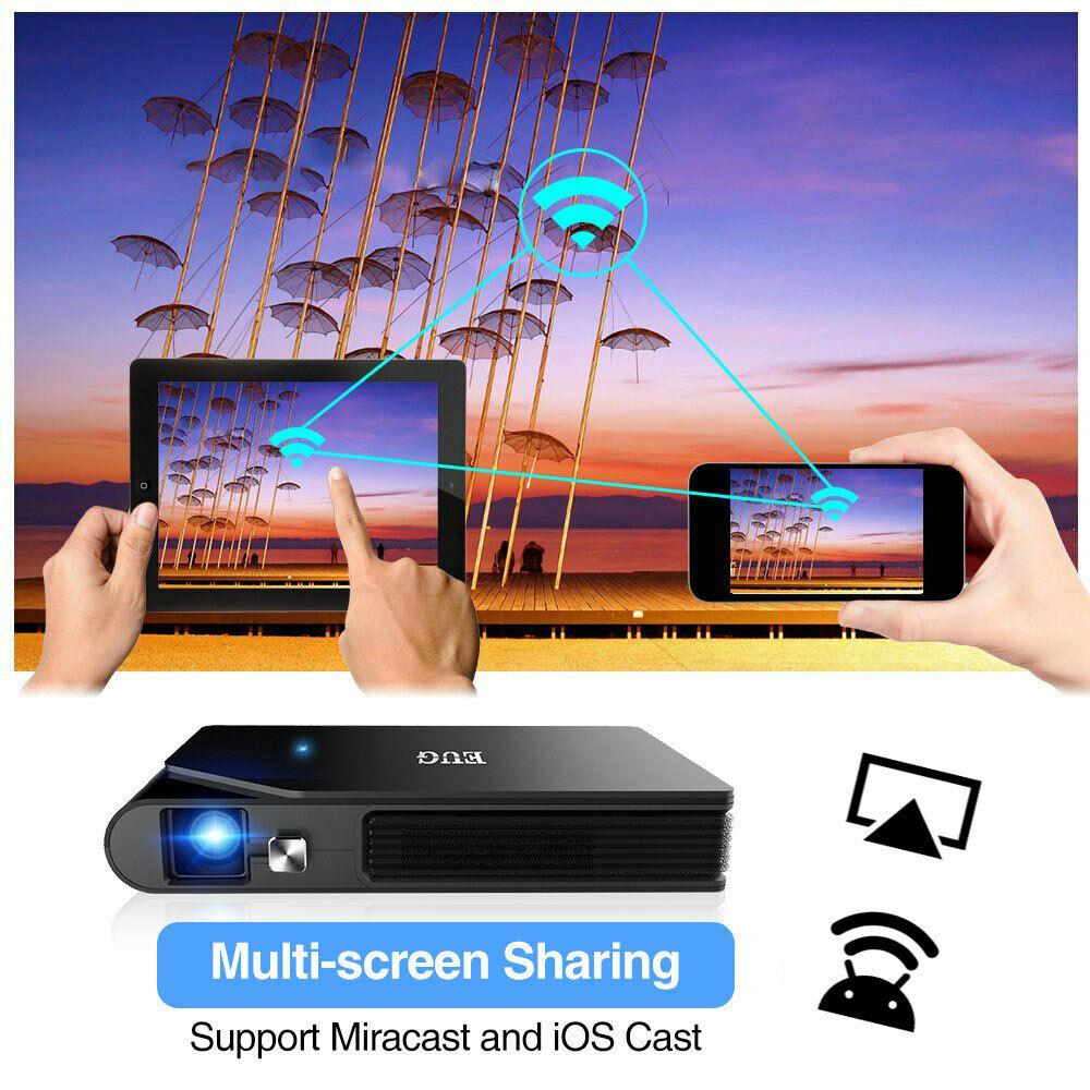 3600lms dlp 3d projector wifi portable home cinema full hd movie meeting hdmi tv