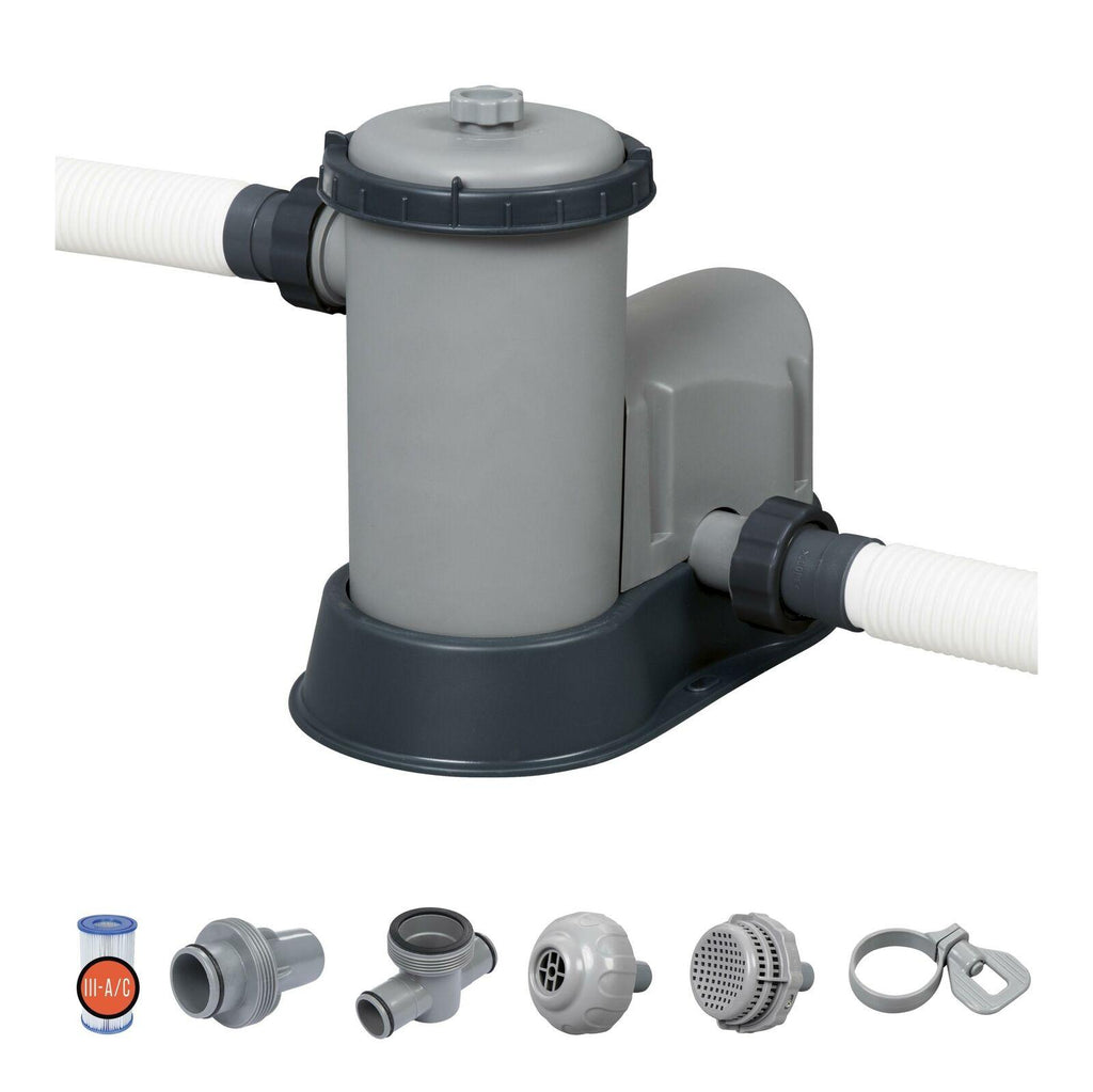 bestway 1500gph above ground swimming pool sand filter pump 59390e device us