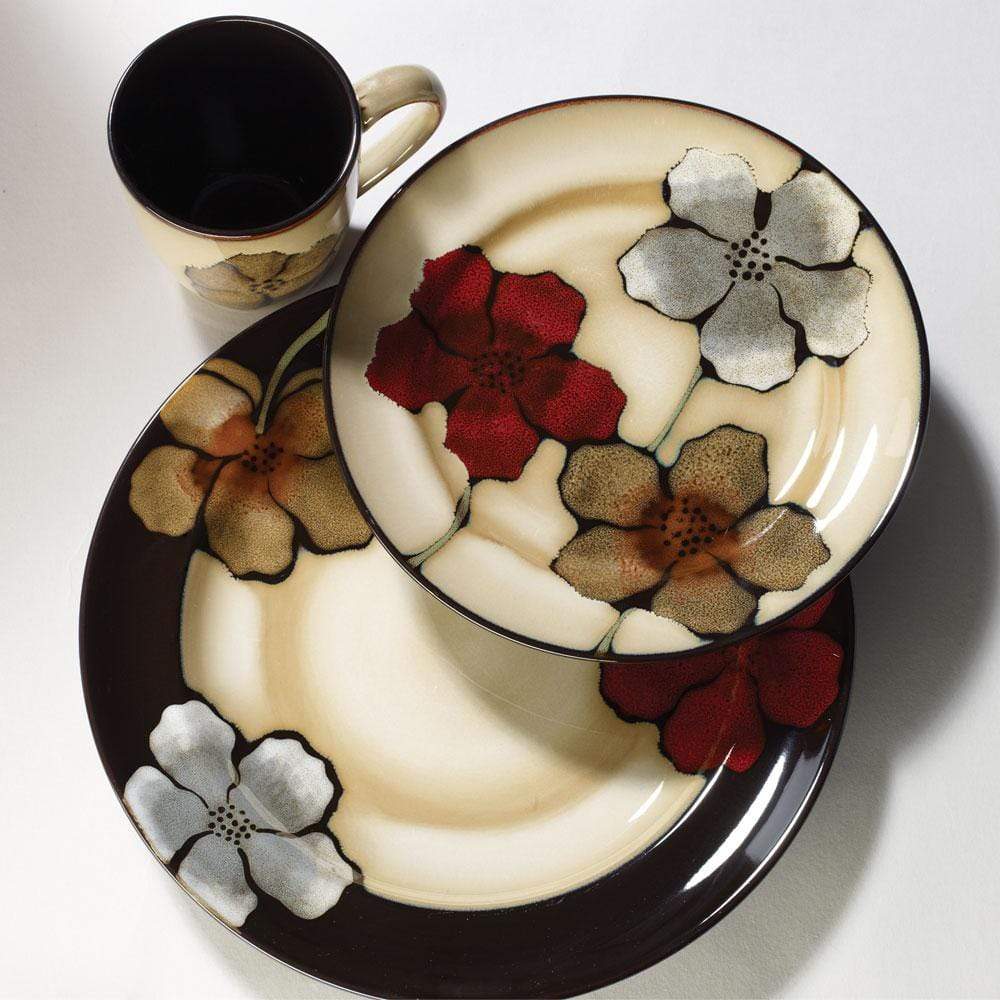 Painted Poppies Dinnerware Set