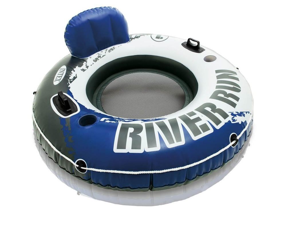 River Run 1 Inflatable Floating Tube Raft for Lake, River, &amp; Pool (6 Pack)