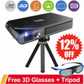 pico size dlp projector home cinema wifi proyector 3d movie meeting trip hdmi tv