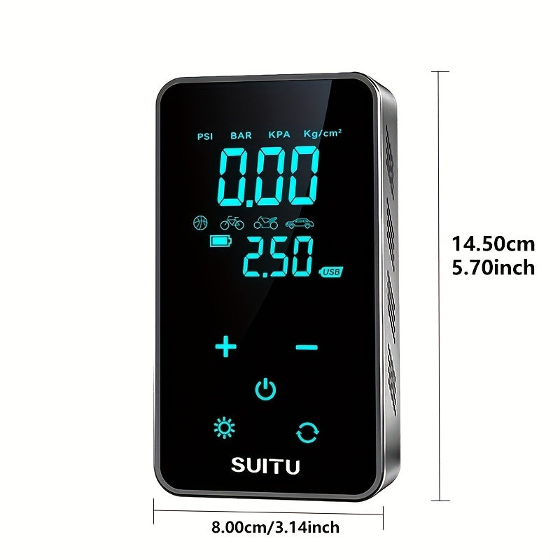 Portable Electrical Car Air Pump Mini Wireless Tire Inflatable Pump Inflator Air Compressor Pump For Car Motorcycle Bicycle Ball