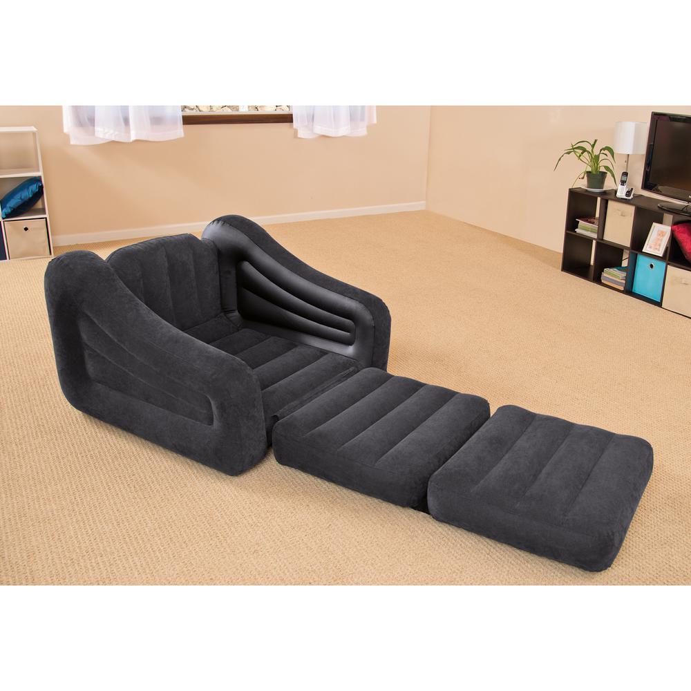 Inflatable Pull Out Chair Seat and Twin Bed Air Mattress Sper (3-Pack)