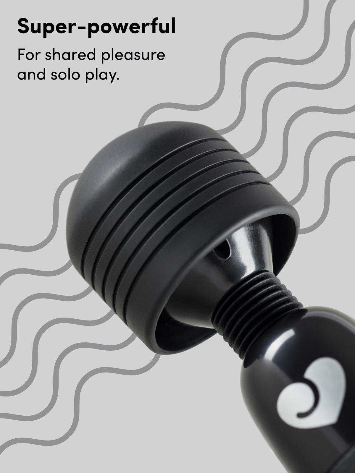 Lovehoney Extra Powerful Multispeed Plug In Massage Wand Vibrator, Black | Black