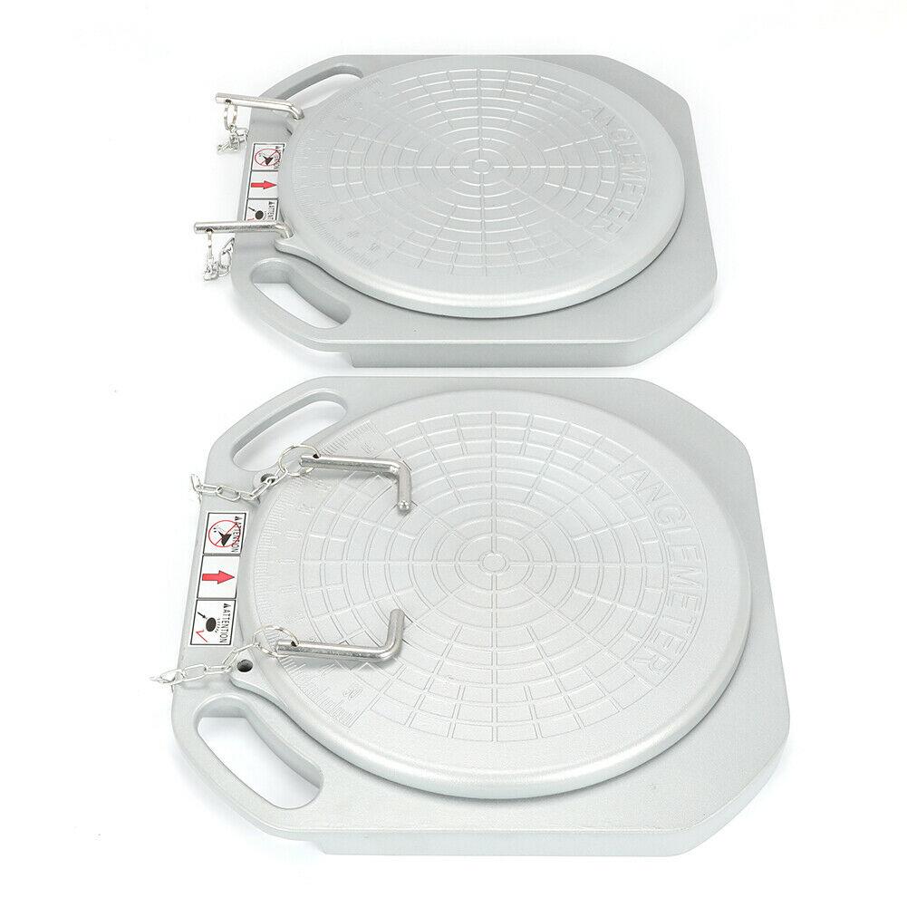 2 Wheels Durable Car Front End Wheel Alignment Turntable Turn Plates Tools USA
