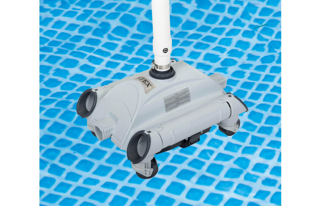 intex krystal clear saltwater pool chlorinator and intex automatic pool vacuum