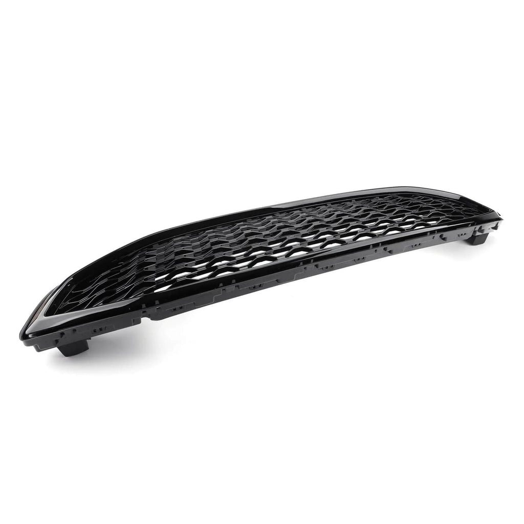 Front Bumper Grille Honeycomb Trim Gloss Black Grille For 2017-2023 Fusion Generic