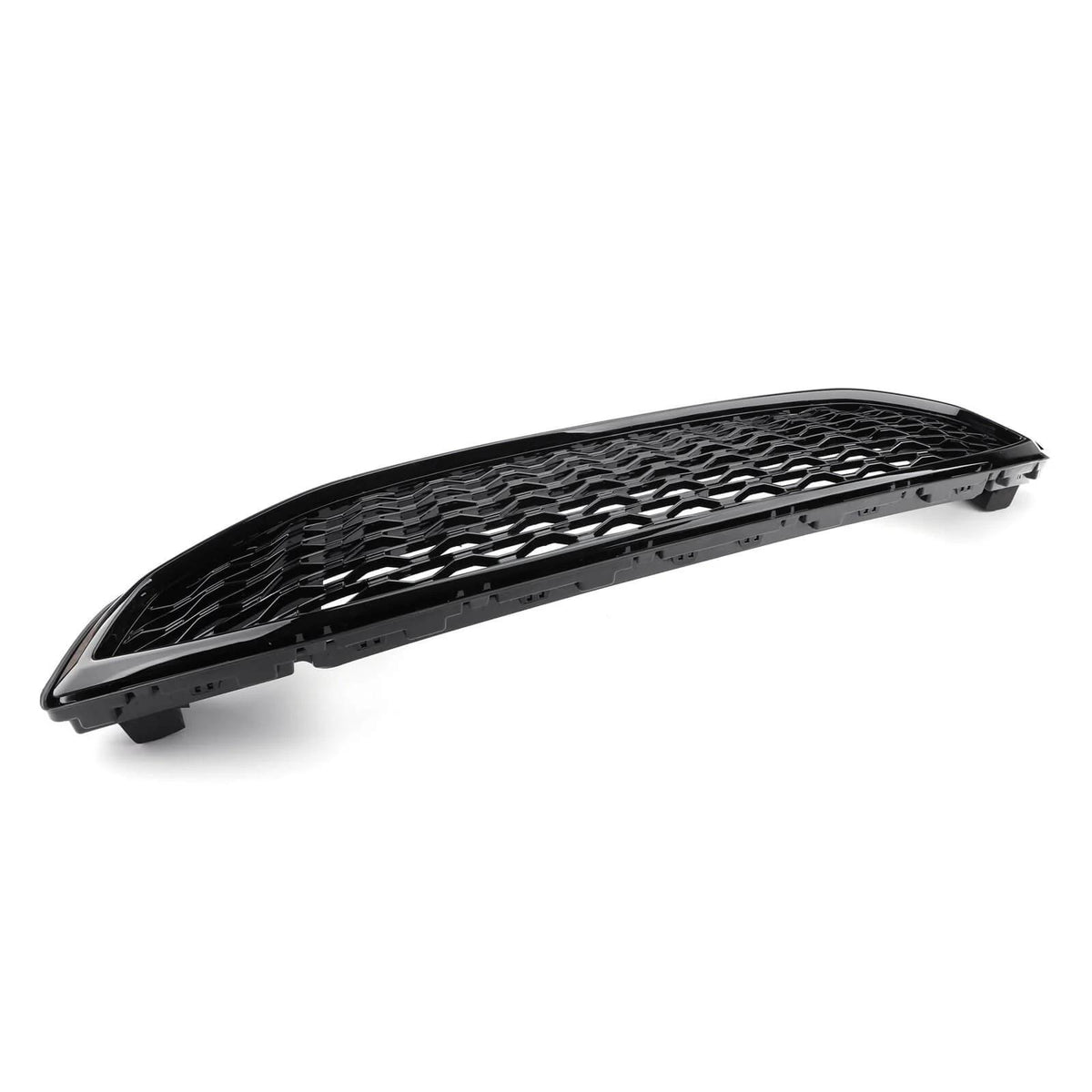Front Bumper Grille Honeycomb Trim Gloss Black Grille For 2017-2023 Fusion Generic