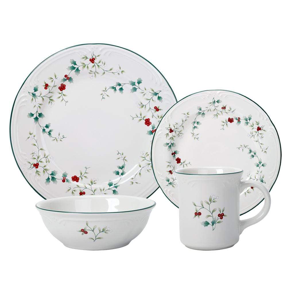 Winterberry16 Piece Dinnerware Set, Service for 4