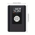 120W 150PSI Portable Digital Air Compressor: The Ultimate Wireless Car Air Pump For Car, Motorcycle, Bike & Ball Inflation!