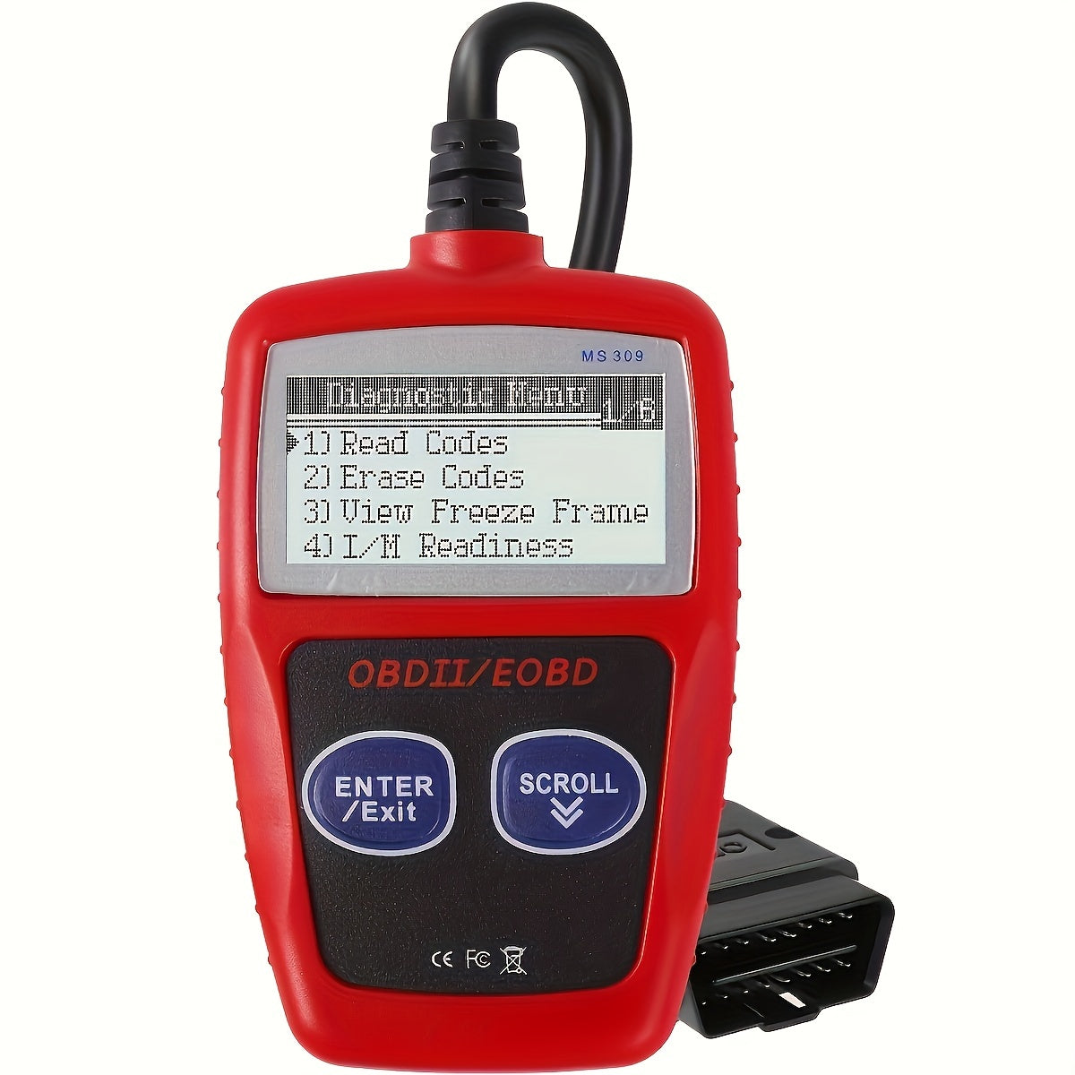 Auto OBD2 Scanner, Car Live Data & Battery Tester OBDII Engine Fault Code Reader Automotive Diagnostic Scan Tool, To Check Engine/EOBD