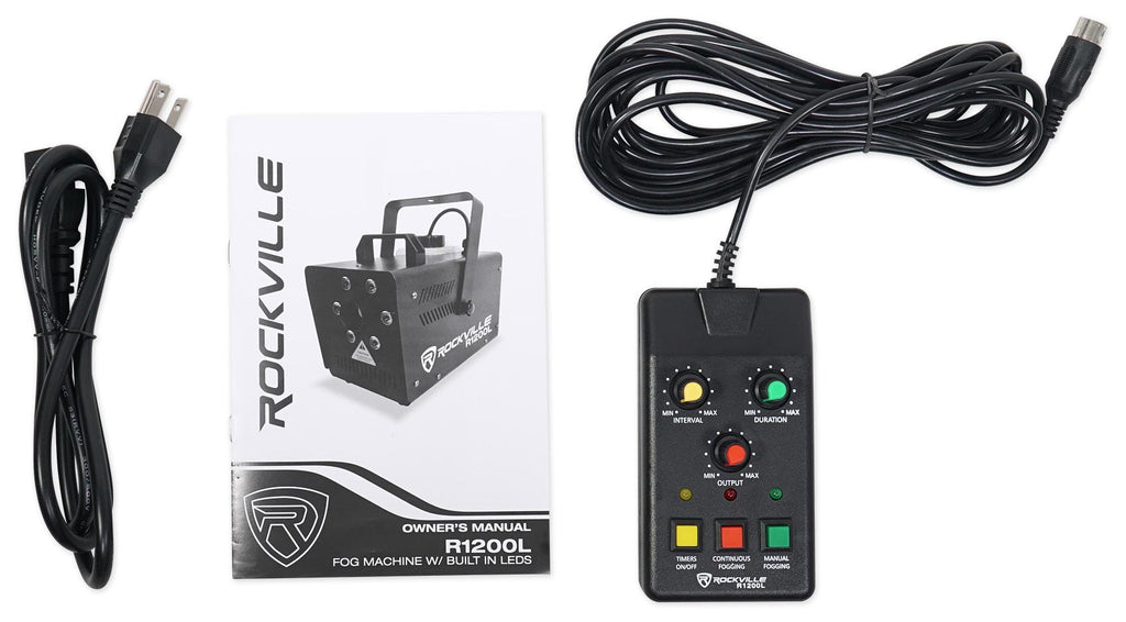 (2) Chauvet Shocker Dual Zone DMX COB LED Blinder StaLights+LED Fogger+Fluid