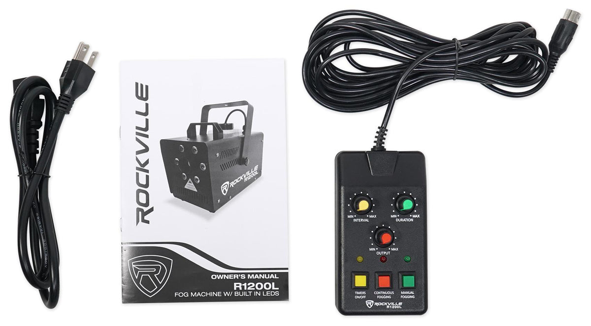 (2) Chauvet Shocker Dual Zone DMX COB LED Blinder StaLights+LED Fogger+Fluid