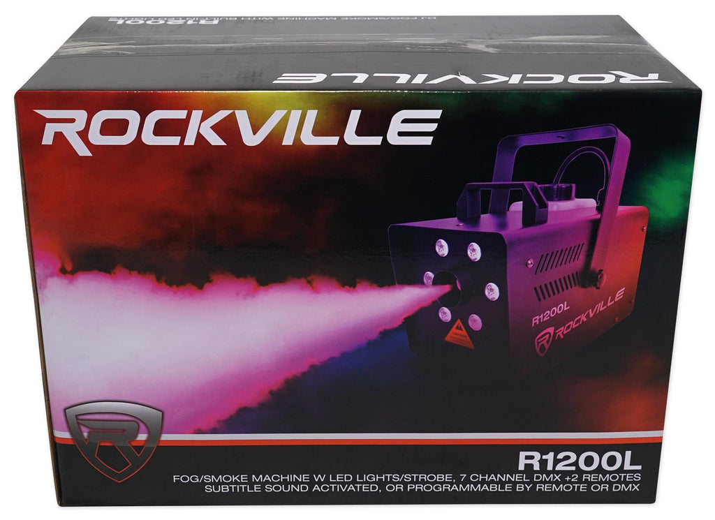 (2) Chauvet Shocker Dual Zone DMX COB LED Blinder StaLights+LED Fogger+Fluid