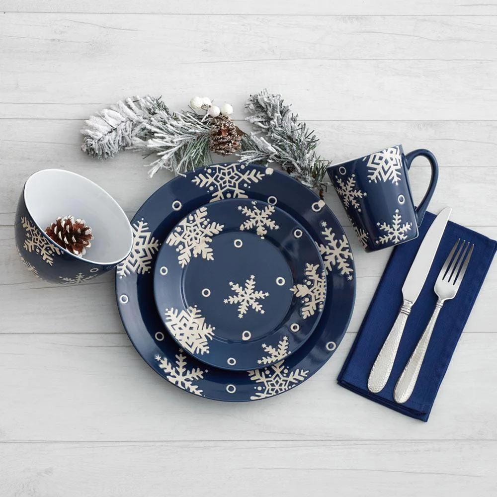 Snow Flurry Set of 4 Salad Plates