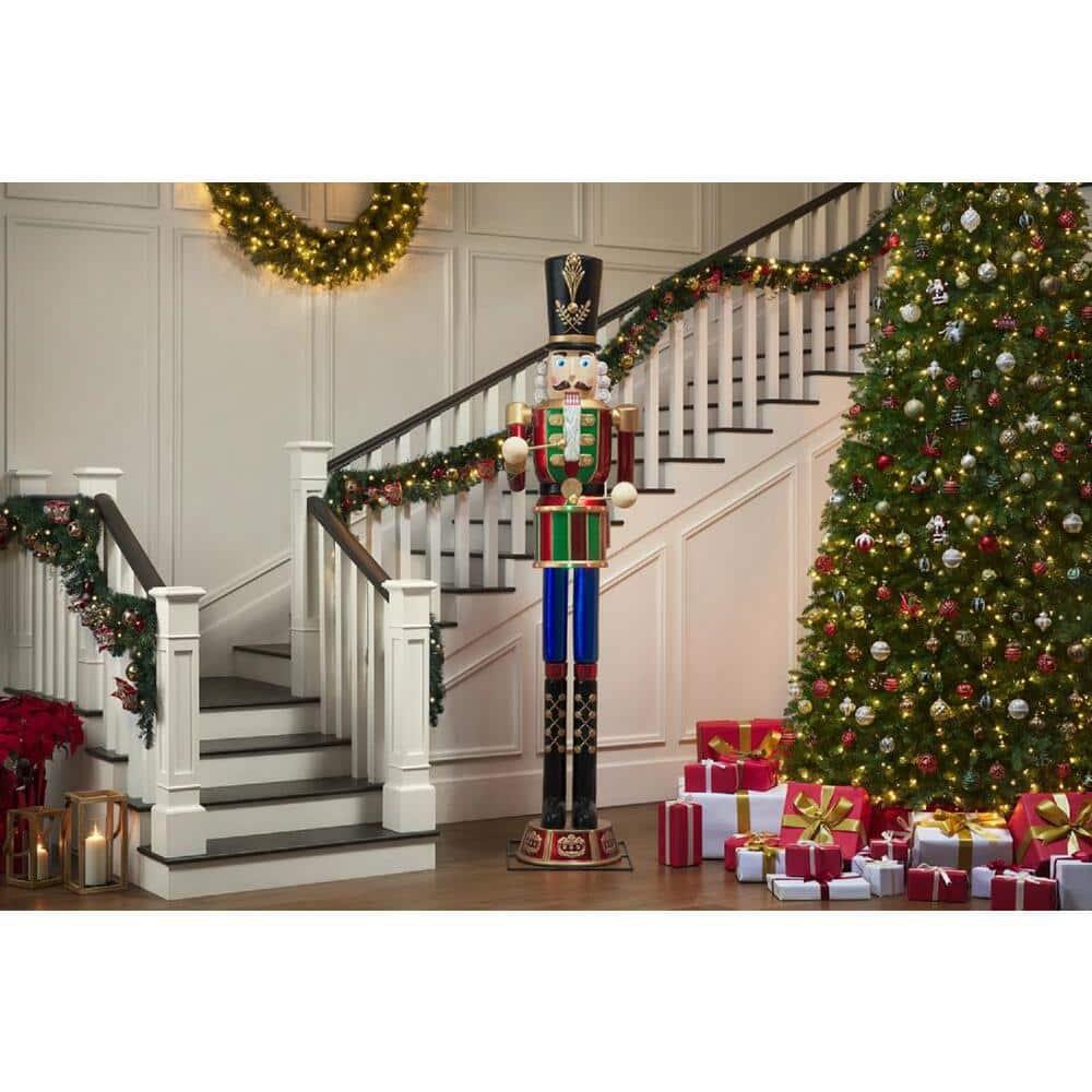 8 ft Giant-Sized Nutcracker Holiday Yard Decoration