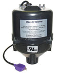vita spa max air blower, 1 hp, 240/60hz, 2.4 amps, with 4 pin amp plug. vit430109