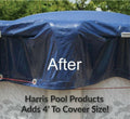 harris pool products 10-year winter covers for above ground oval pools